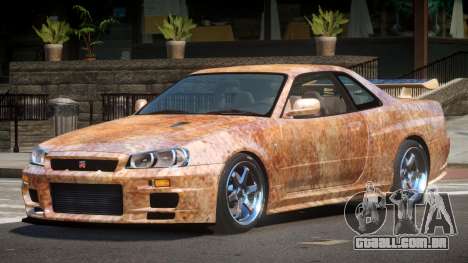 Nissan Skyline R34 LT PJ3 para GTA 4