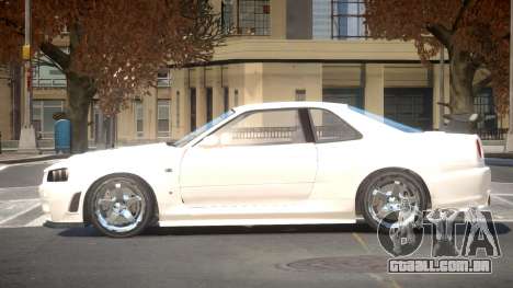 Nissan Skyline R34 Edit para GTA 4