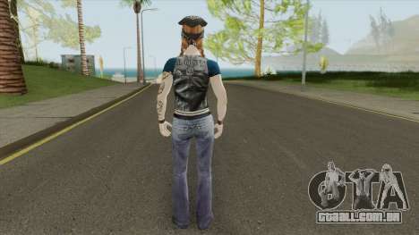 Biker Woman para GTA San Andreas