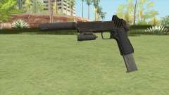 Heavy Pistol GTA V (OG Black) Full Attachments para GTA San Andreas