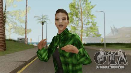 Gang Girl V2 (Grove Street) para GTA San Andreas