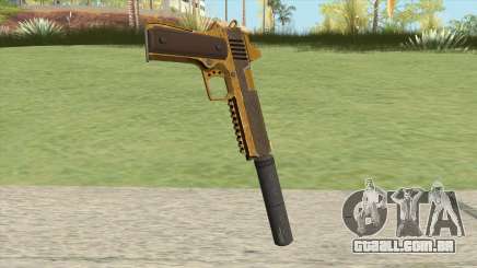 Heavy Pistol GTA V (Gold) Suppressor V1 para GTA San Andreas