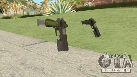 Heavy Pistol GTA V (Green) Flashlight V2 para GTA San Andreas
