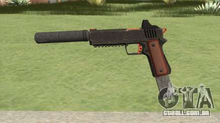 Heavy Pistol GTA V (Orange) Suppressor V2 para GTA San Andreas