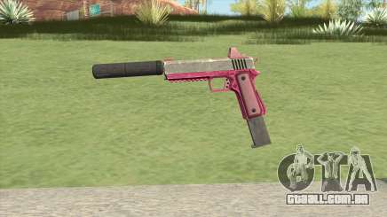 Heavy Pistol GTA V (Pink) Suppressor V2 para GTA San Andreas