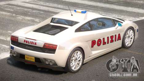 Lambo Gallardo SR Police para GTA 4