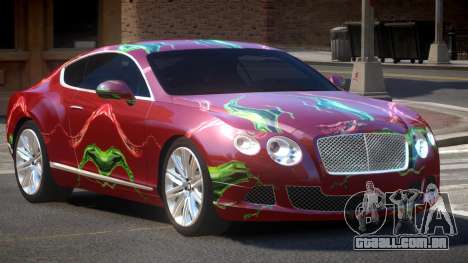 2013 Bentley Continental GT Speed PJ4 para GTA 4