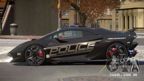 Lamborghini SE Police V1.3 para GTA 4