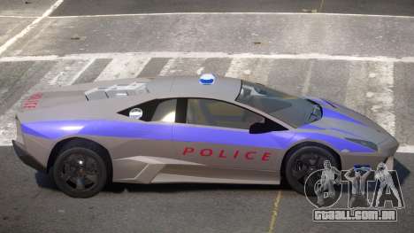Lamborghini Reventon Police para GTA 4