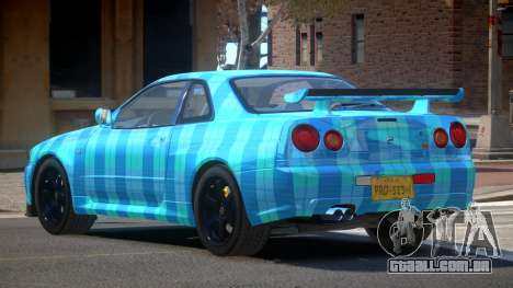 Nissan Skyline R34 E-Style PJ5 para GTA 4