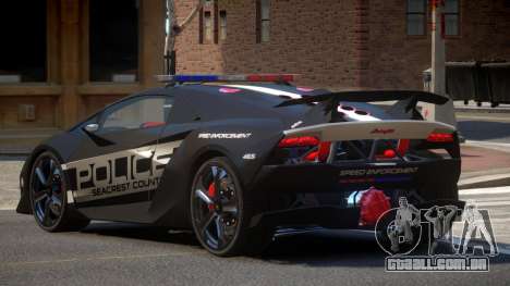 Lamborghini SE Police V1.3 para GTA 4