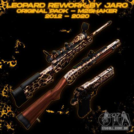Leopard Arma Pack Retrabalho 2020 para GTA San Andreas