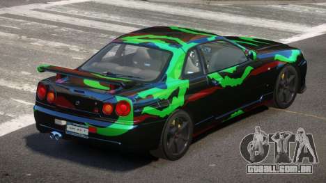 Nissan Skyline R34 L-Tuned PJ5 para GTA 4