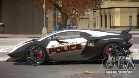 Lamborghini SE Police V1.2 para GTA 4