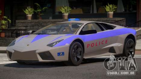 Lamborghini Reventon Police para GTA 4