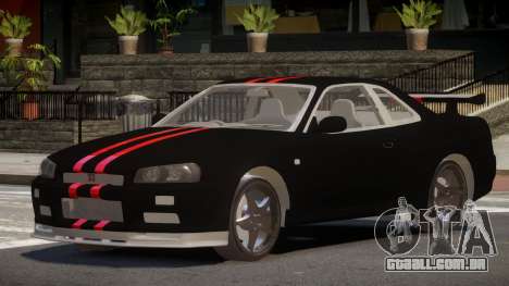 Nissan Skyline R34 SR para GTA 4