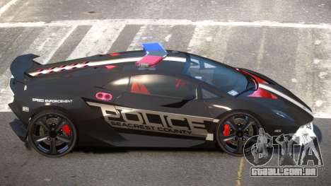 Lamborghini SE Police V1.3 para GTA 4