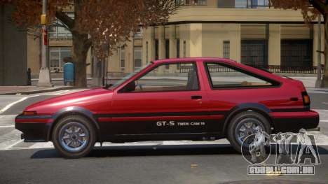 Toyota AE86 GT-S Hatchback para GTA 4
