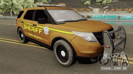 Ford Explorer 2012 (Bone County Sheriff) para GTA San Andreas