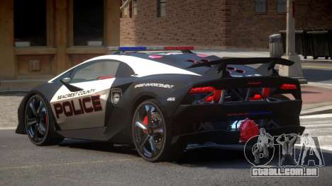 Lamborghini SE Police V1.2 para GTA 4