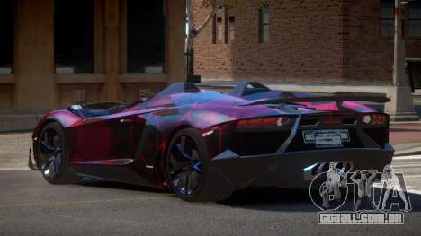 Lamborghini Aventador Spider SR PJ3 para GTA 4