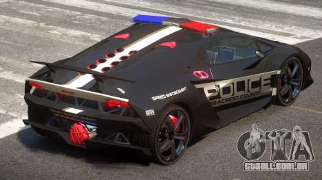 Lamborghini SE Police V1.3 para GTA 4