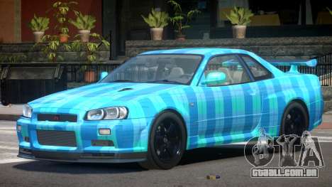 Nissan Skyline R34 E-Style PJ5 para GTA 4