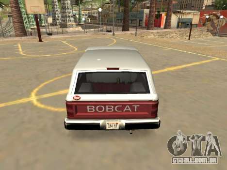 Insípido Bobcat com Emblemas e Extras v2 para GTA San Andreas