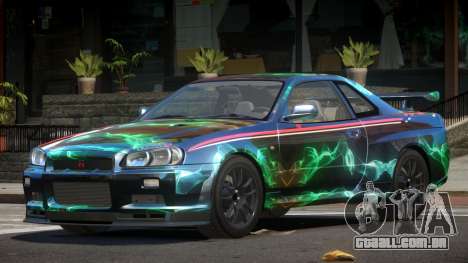 Nissan Skyline GT-R R34 Qz PJ5 para GTA 4