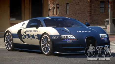 Bugatti Veryon Police V1.0 para GTA 4