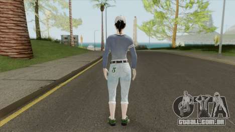 PUBG Female Skin (Varsity Jacket Outfit) para GTA San Andreas