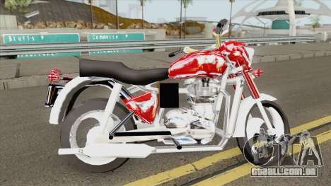 Royal Enfield Bullet Electra 350 (Red) para GTA San Andreas