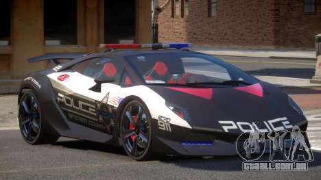 Lamborghini SE Police V1.1 para GTA 4