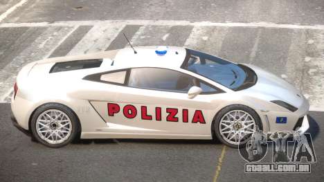 Lambo Gallardo SR Police para GTA 4