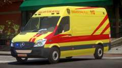 Mercedes Benz Sprinter Ambulance para GTA 4