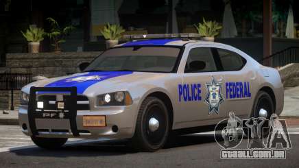 Dodge Charger Police Federal para GTA 4