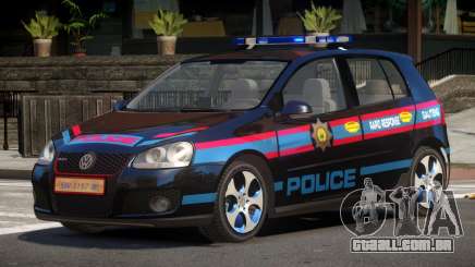 Volkswagen Golf V Police para GTA 4