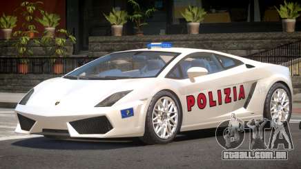 Lambo Gallardo SR Police para GTA 4