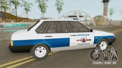 VAZ 21099 (Polícia Municipal) para GTA San Andreas