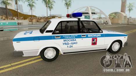 VAZ 2105 DPS (Polícia de Moscou) para GTA San Andreas