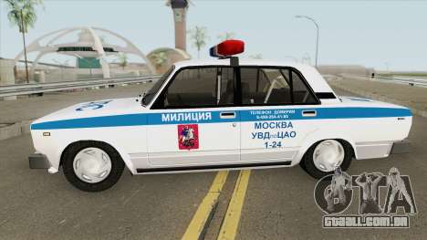 VAZ 2105 DPS (Polícia de Moscou) para GTA San Andreas