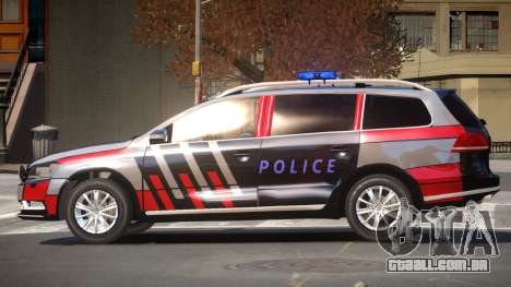 Volkswagen Passat UL Police para GTA 4