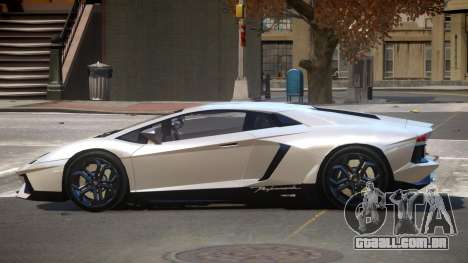 Lamborghini Aventador JRV PJ4 para GTA 4