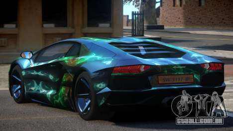 Lamborghini Aventador S-Style PJ5 para GTA 4