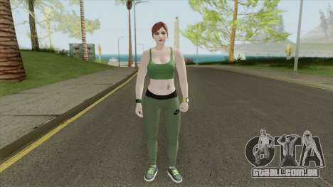Random Female Skin V3 (Sport Gym) para GTA San Andreas