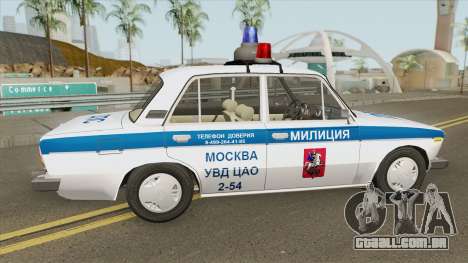 VAZ 2106 DPS (Polícia de Moscou) para GTA San Andreas