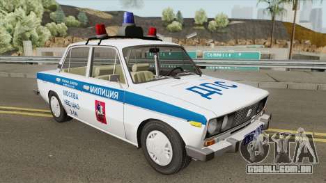 VAZ 2106 DPS (Polícia de Moscou) para GTA San Andreas