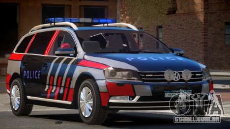 Volkswagen Passat UL Police para GTA 4