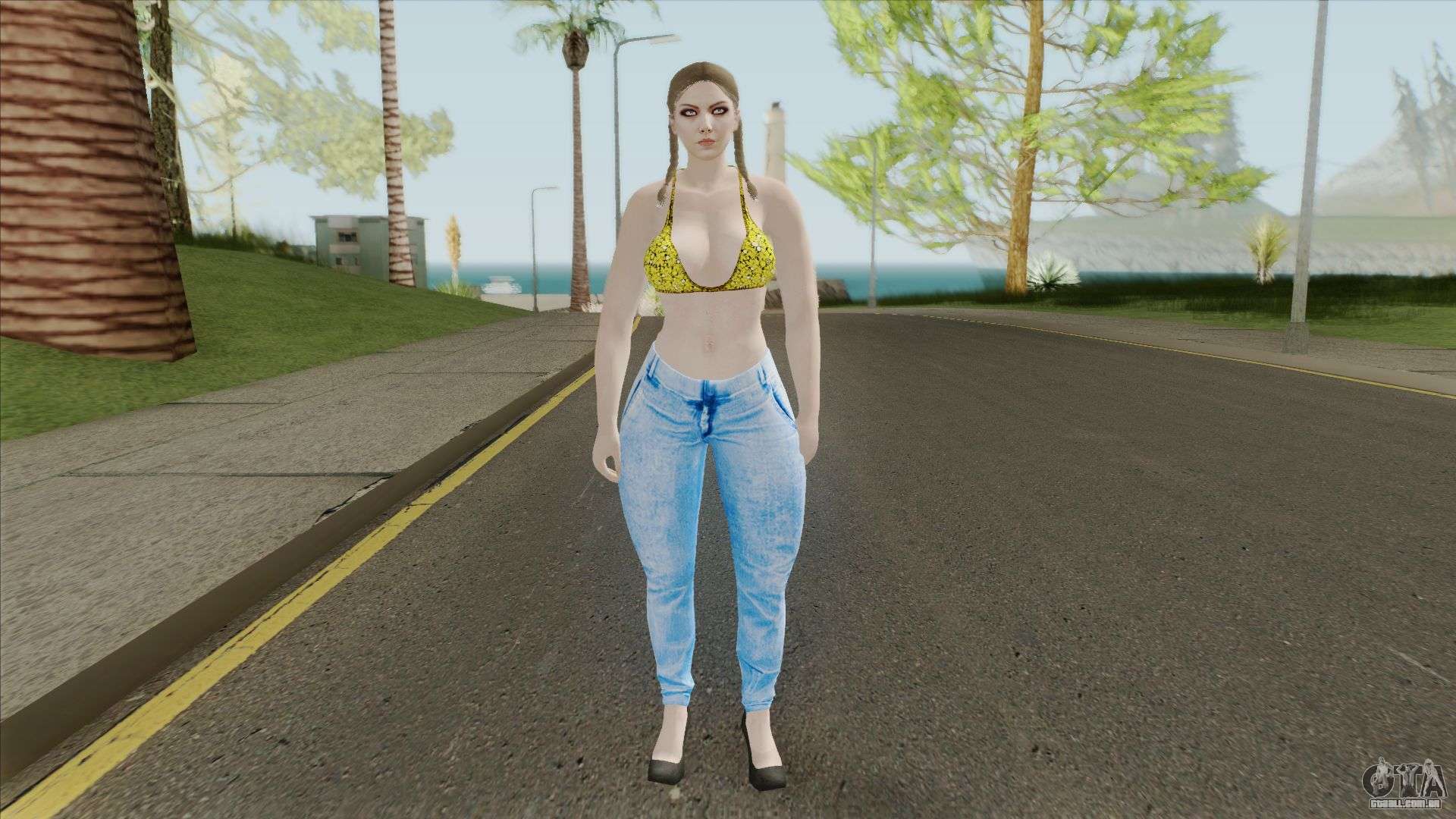 Sexy Female Skin Gta Online Para Gta San Andreas 3540