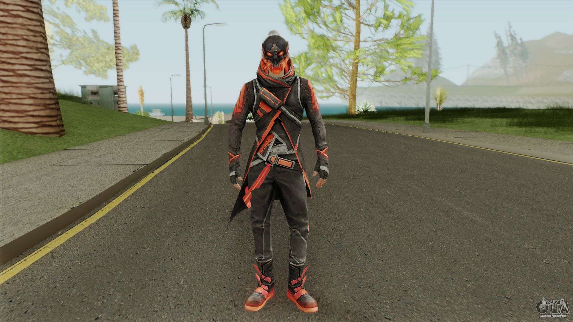 Shadow Red (Free Fire) para GTA San Andreas